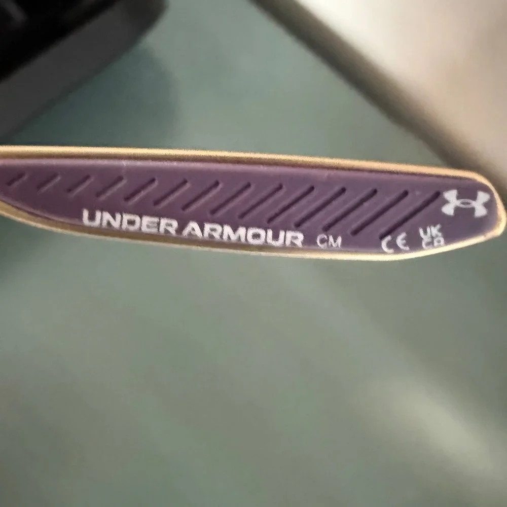 Under Armour Expanse Sunglasses Clear Purple Rose‎ Gold Mirror UA EXPANSE 141TE